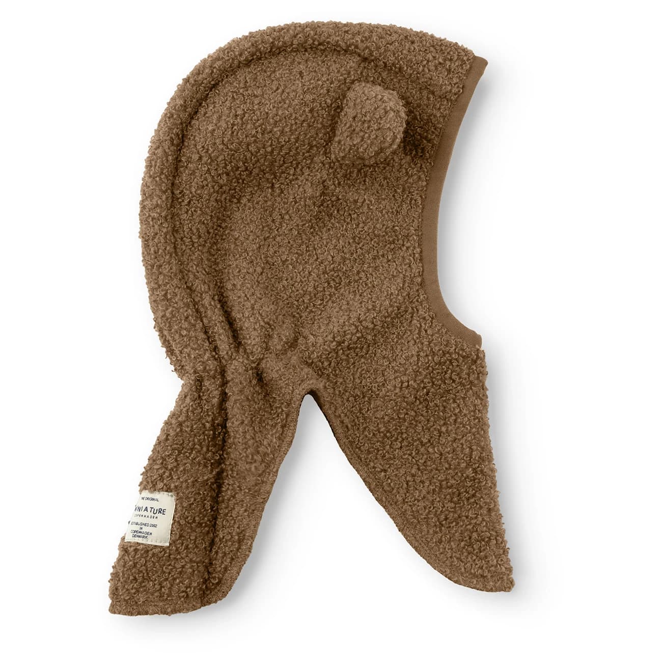 Детска зимна шапка (beanie) Mini A Ture Kid's Matjeffi Beanie - Otter Brown