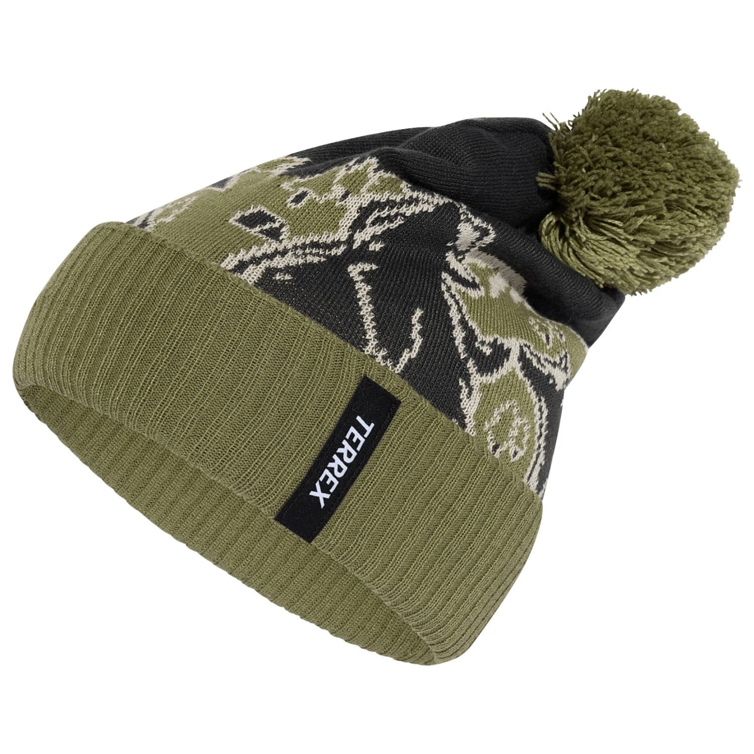 Мъжка зимна шапка (beanie) Adidas terrex Xplore Pom Beanie - Tent Green / Carbon