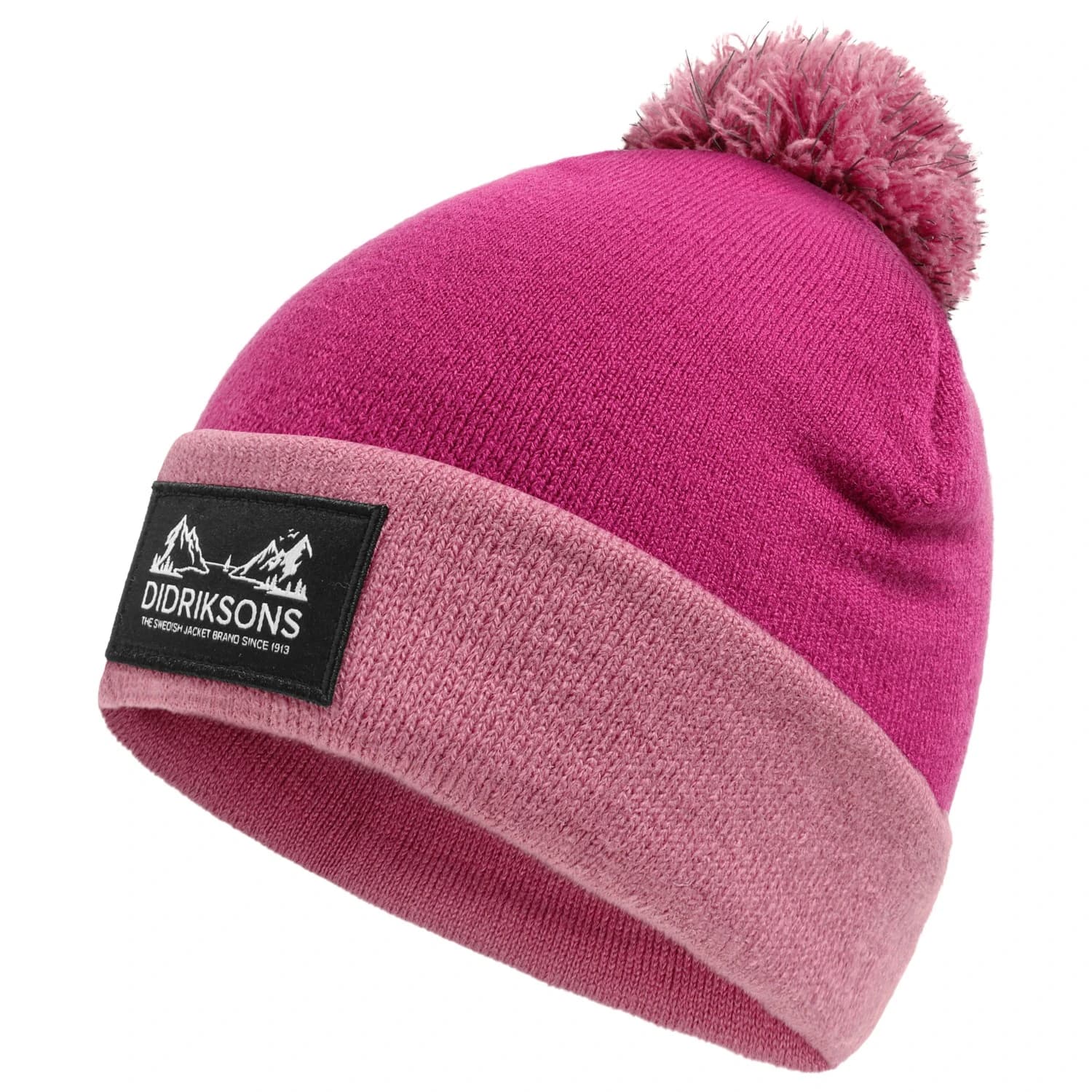 Детска зимна шапка (beanie) Didriksons Kid's Aspen Beanie - Cactus Pink