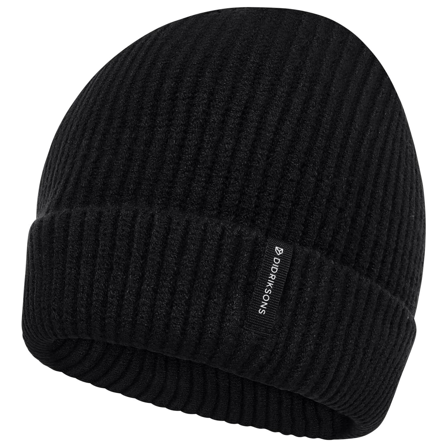 Детска зимна шапка (beanie) Didriksons Kid's Buz Beanie - Black