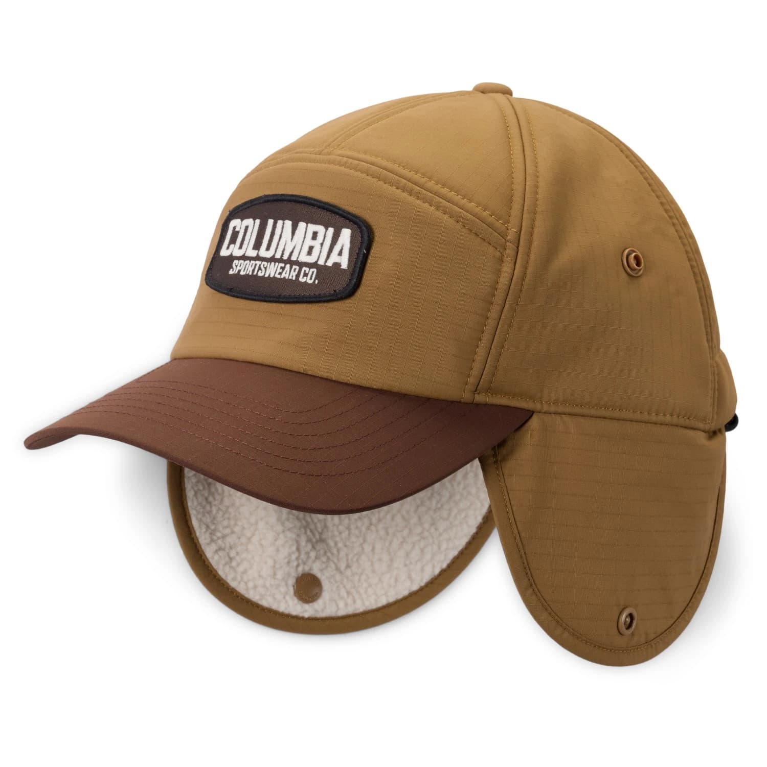 Шапка с козирка Columbia Landroamer Ear Flap Cap - Delta Tobacco / Working Badge