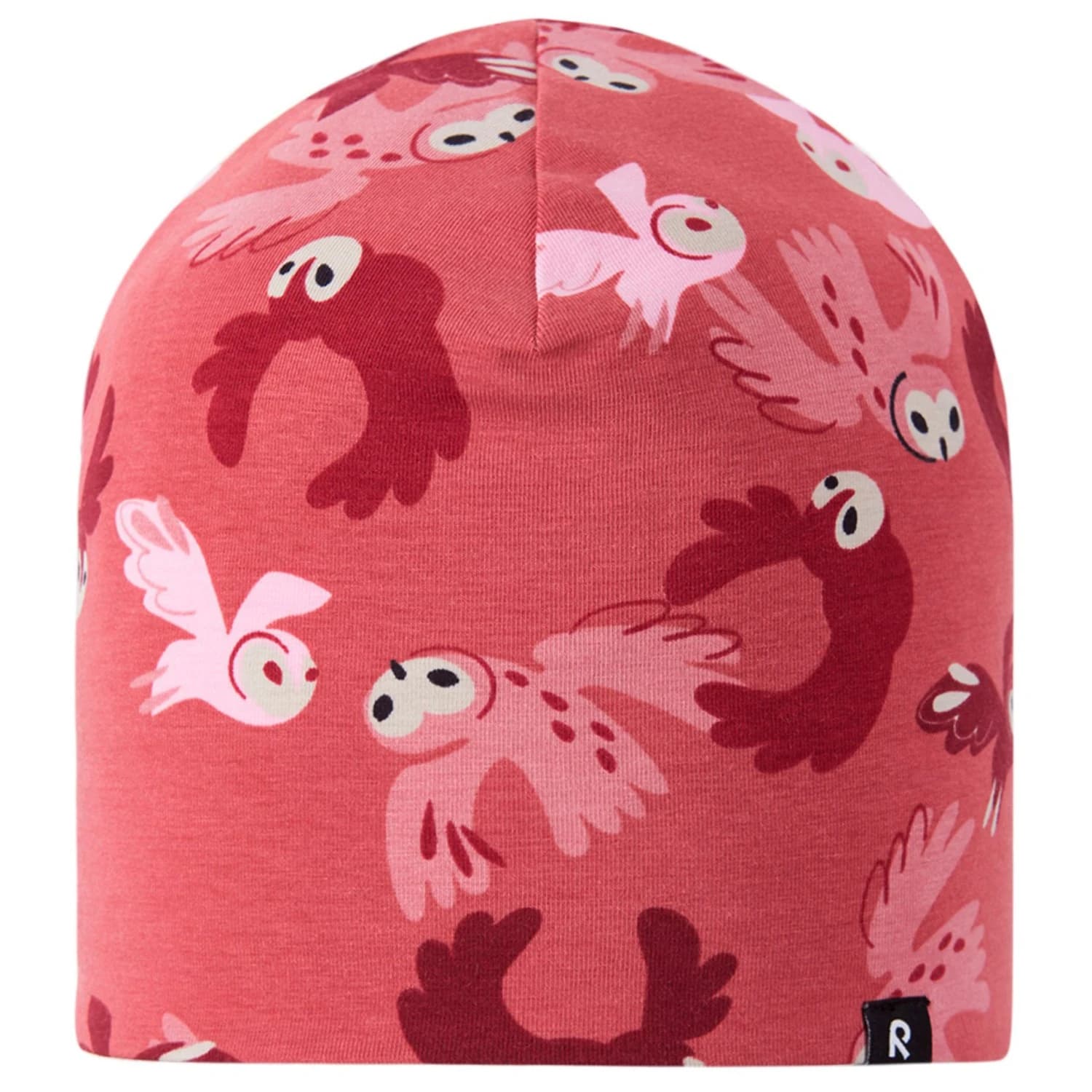 Детска зимна шапка (beanie) Reima Kid's Tanssi Beanie Print Beanie - Red Clay