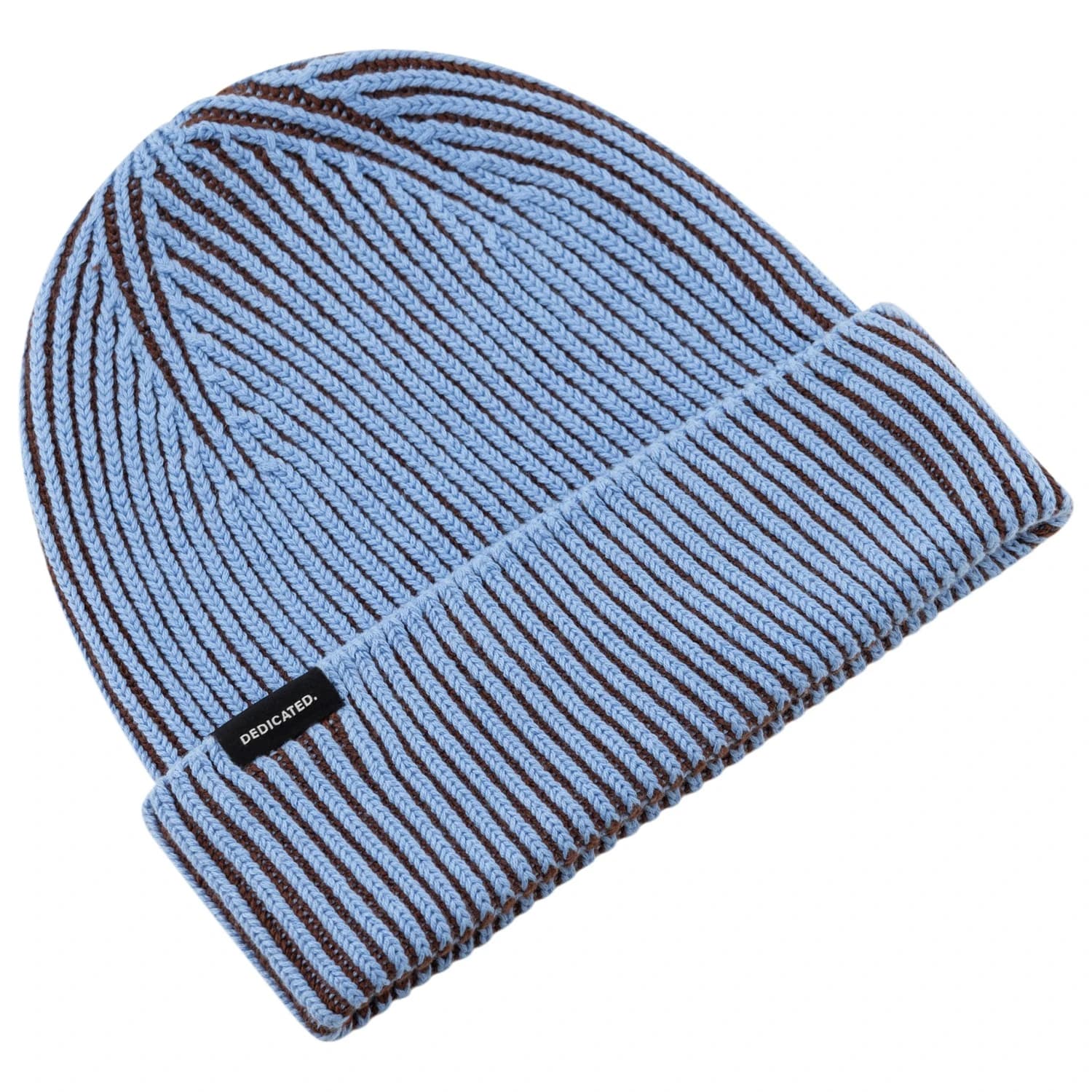 Зимна шапка (beanie) Dedicated Beanie Hemavan Beanie - Cappuccino Brown / Cornflower Blue