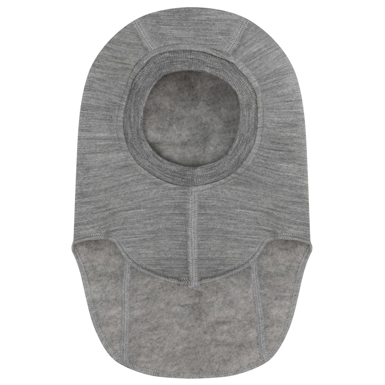 Детска зимна шапка (beanie) Huttelihut Kid's Balaclava Wool Brushed Inside Balaclava - Medium Grey Melange