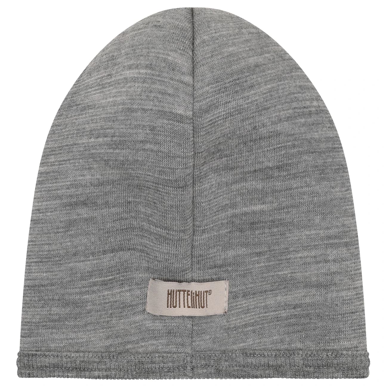 Детска зимна шапка (beanie) Huttelihut Kid's Beanie Wool Brushed Inside Beanie - Medium Grey Melange