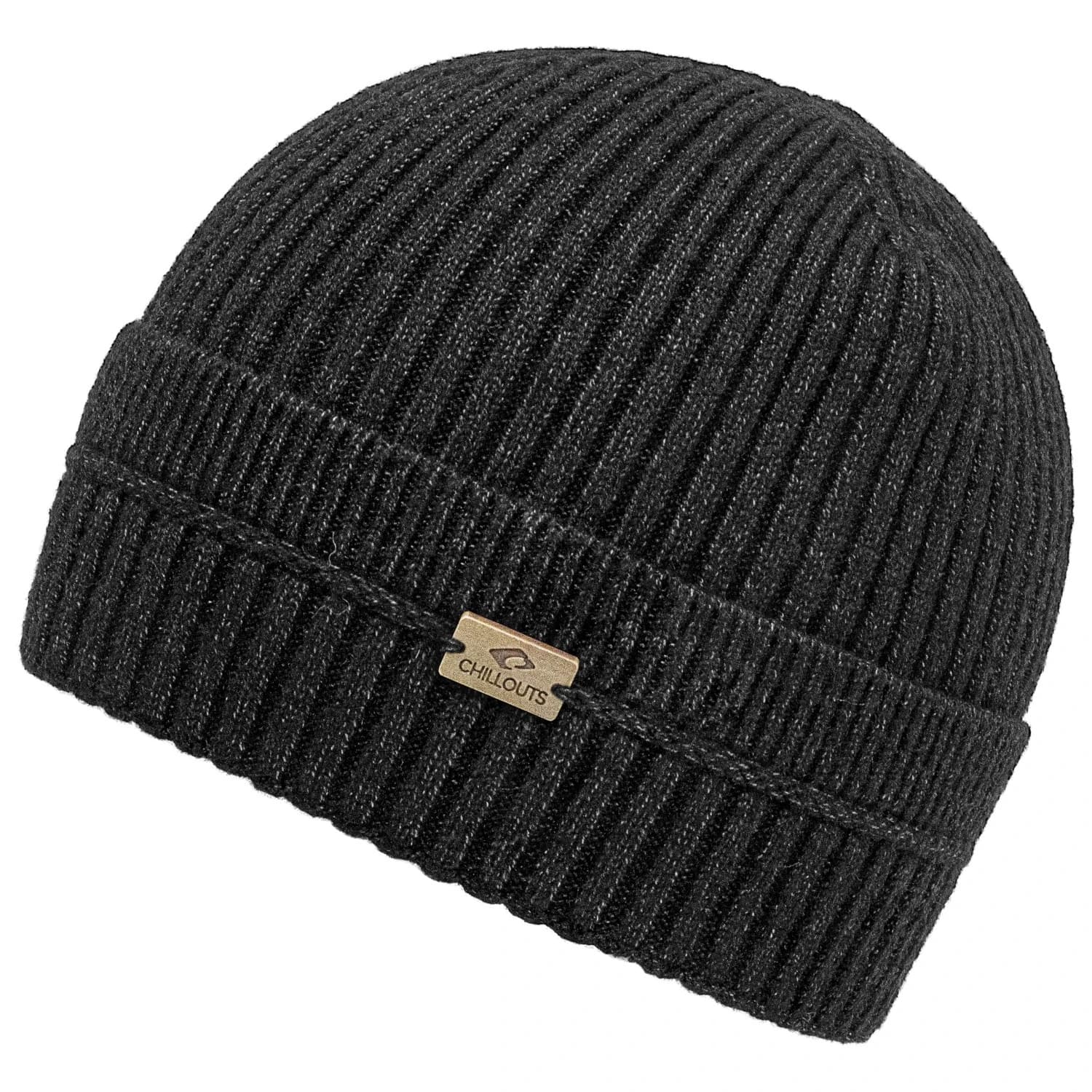 Зимна шапка (beanie) Chillouts Flynn Hat Beanie - Dark Grey Melange
