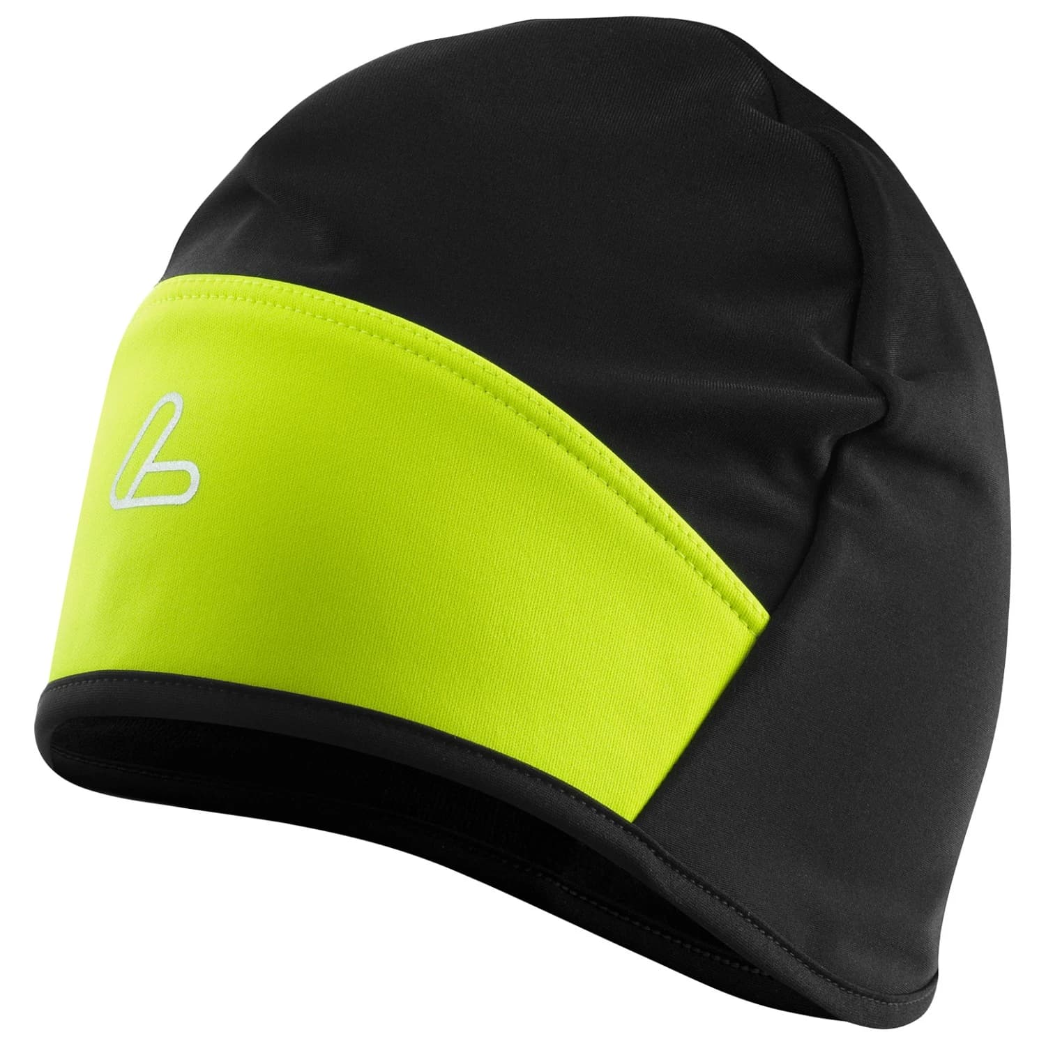 Зимна шапка (beanie) Löffler Airblocc Hat Flaps Beanie - Neon Yellow