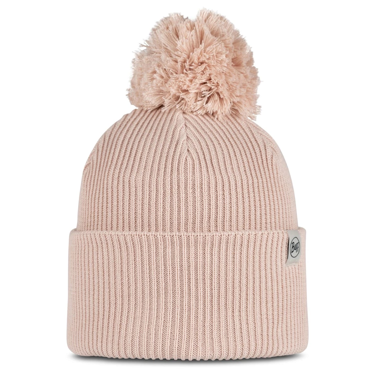 Зимна шапка (beanie) Buff Knitted Beanie Renvi Pom Beanie - Peach Beige