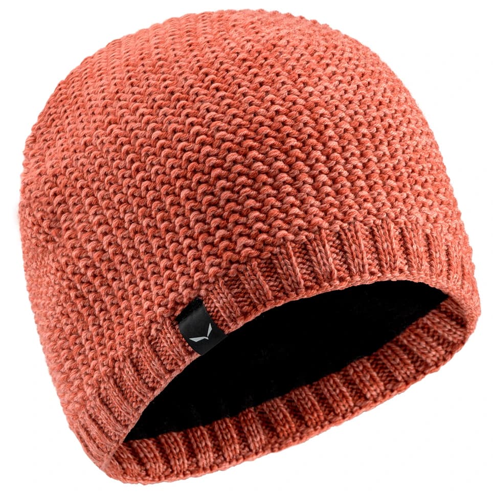 Зимна шапка (beanie) Salewa Knitted Beanie - Etruscan Red