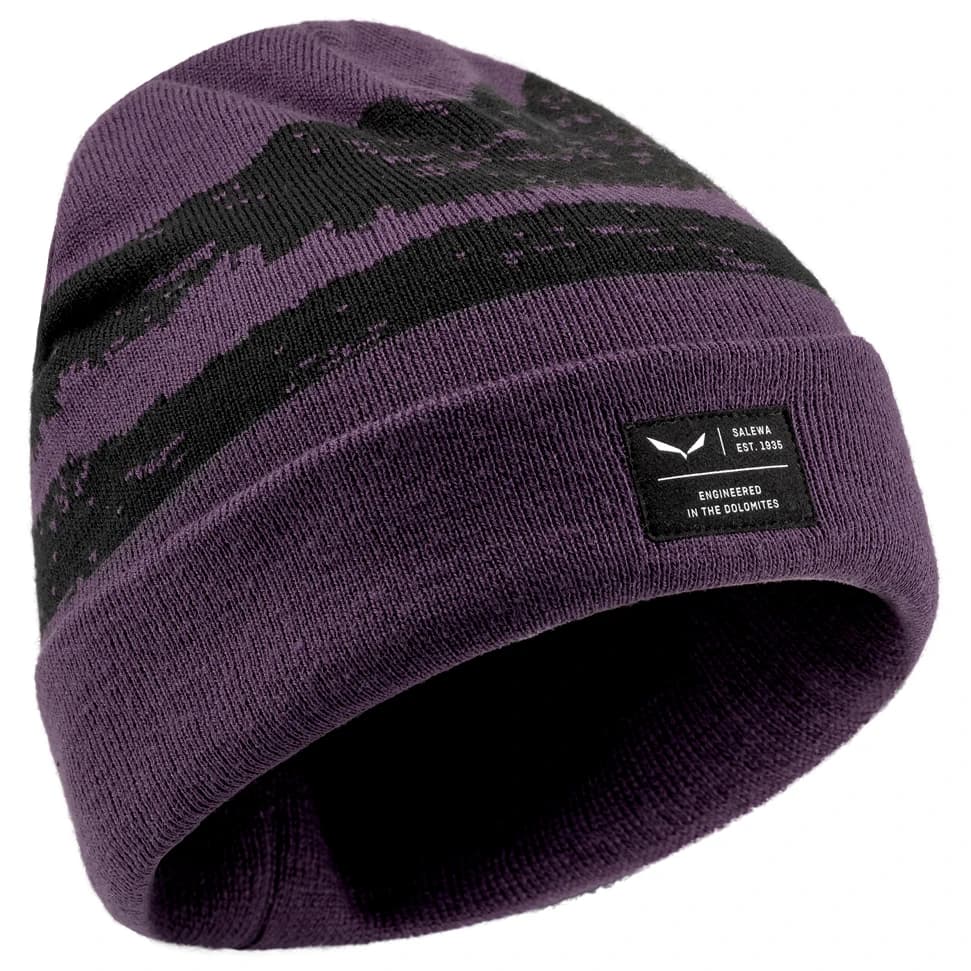 Зимна шапка (beanie) Salewa Logo Beanie - Mysterioso