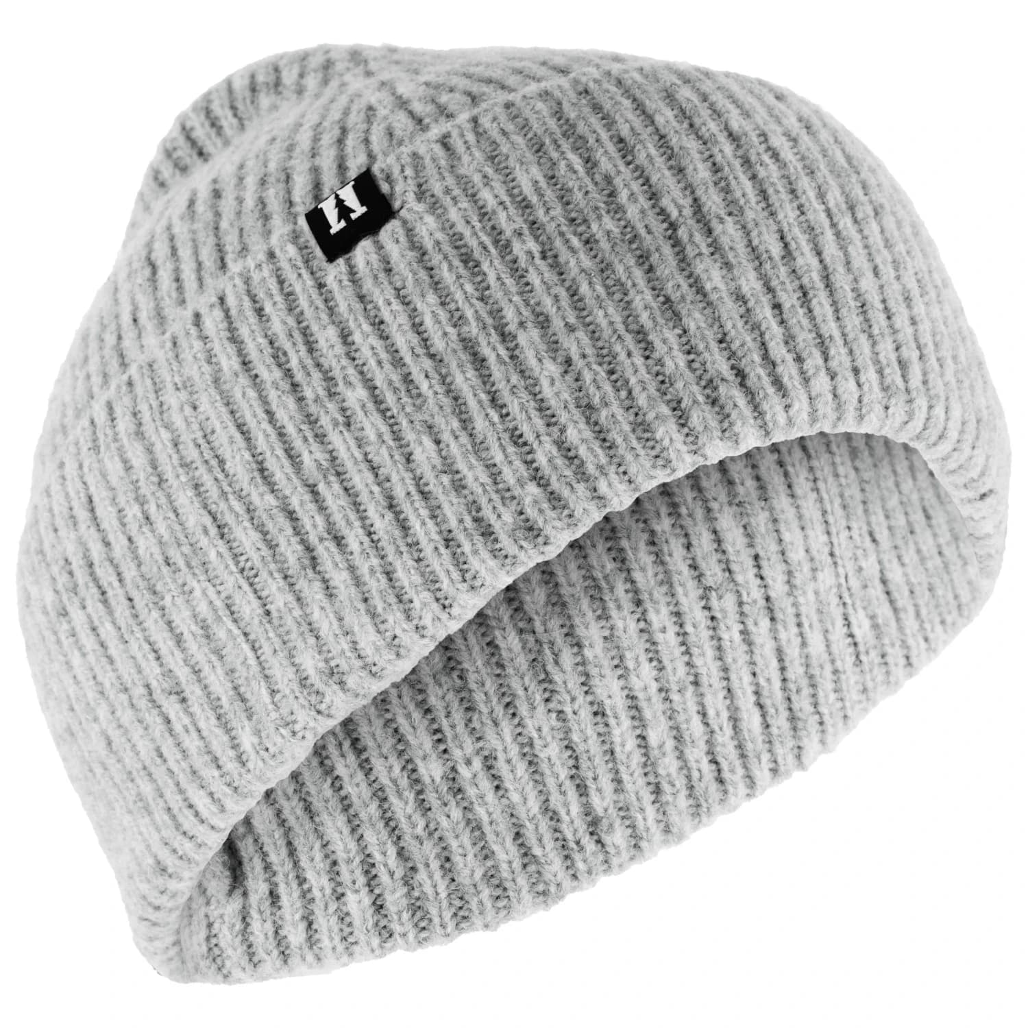 Зимна шапка (beanie) Heber peak SylvaHe. Rib Beanie - Light Grey / Melange