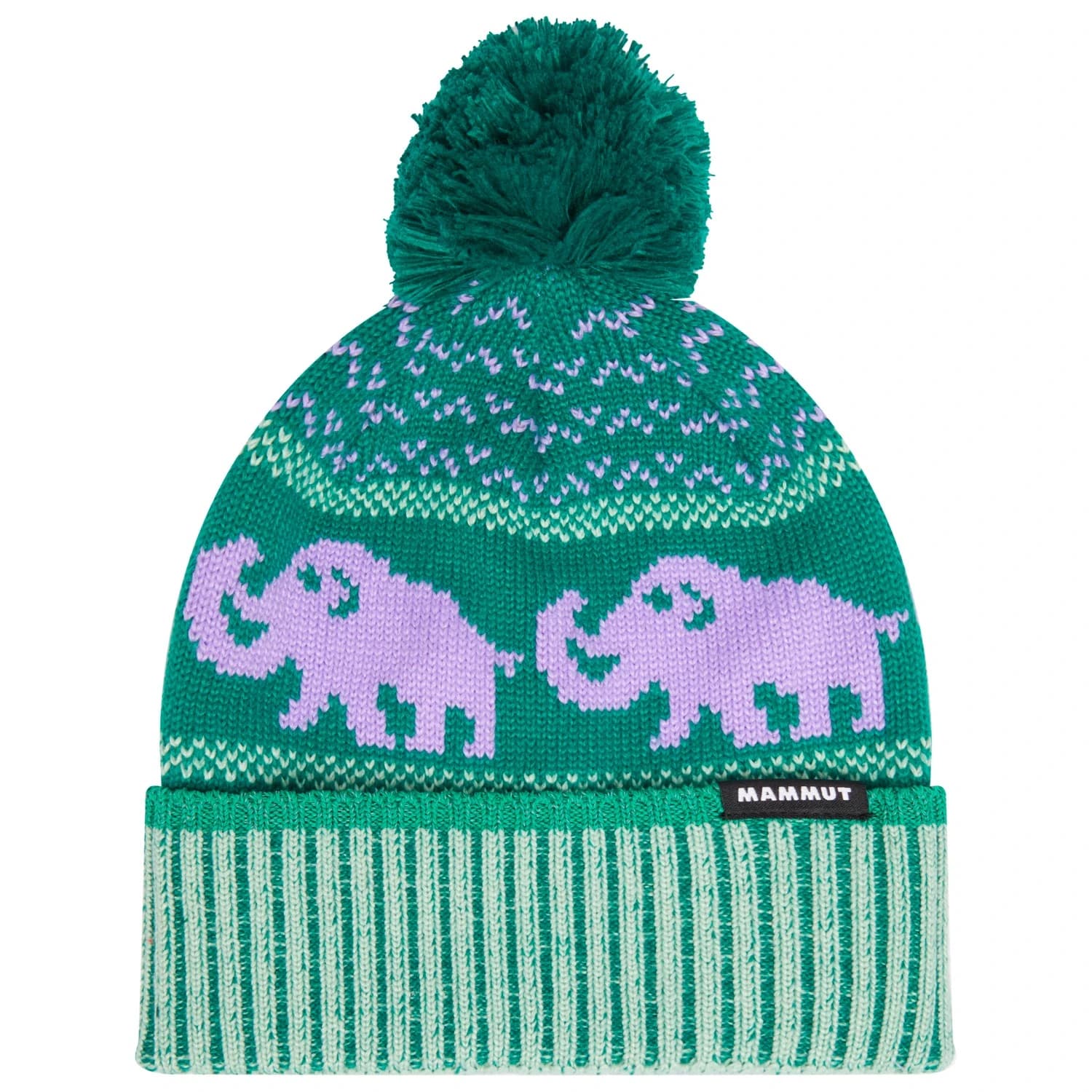 Детска зимна шапка (beanie) Mammut Kid's Mammut Retro Beanie - Selva / Lavandin