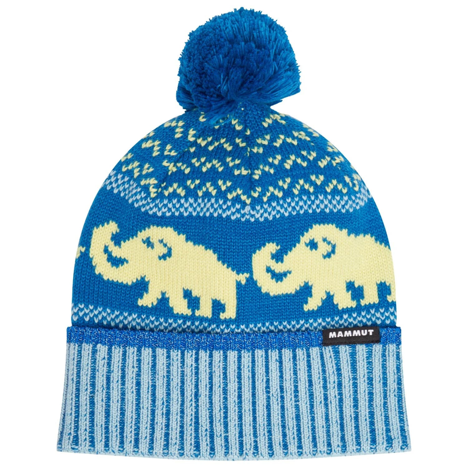 Детска зимна шапка (beanie) Mammut Kid's Mammut Retro Beanie - Tschiel / Holunder