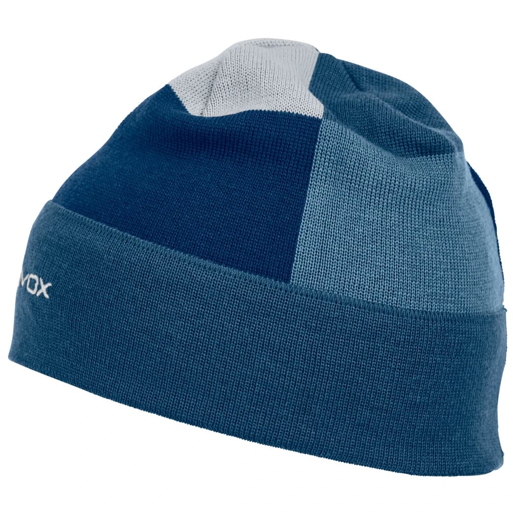 Зимна шапка (beanie) Ortovox Patchwork Beanie - Blue Nunatak