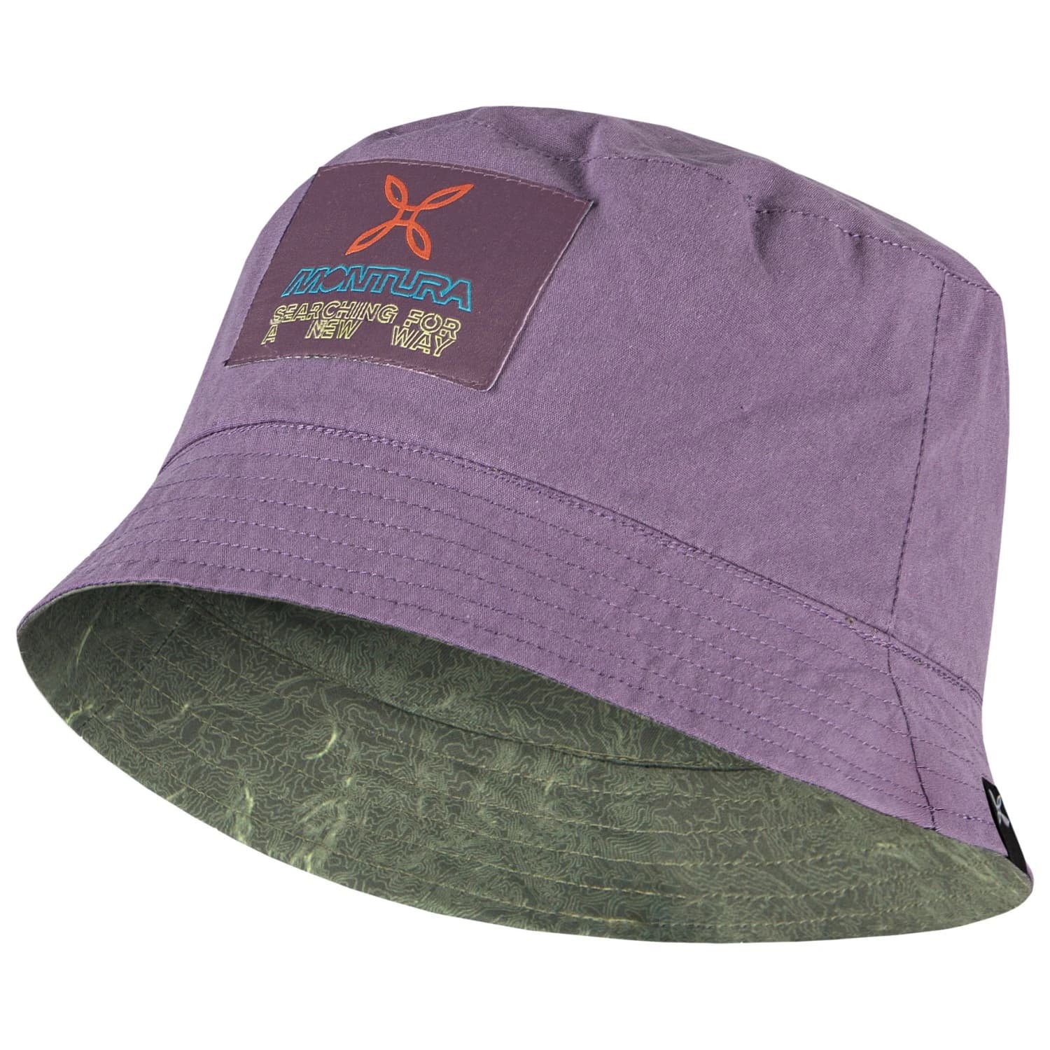 Шапка Montura Reversible Bucket Hat - Vinaccia / Verde Salvia