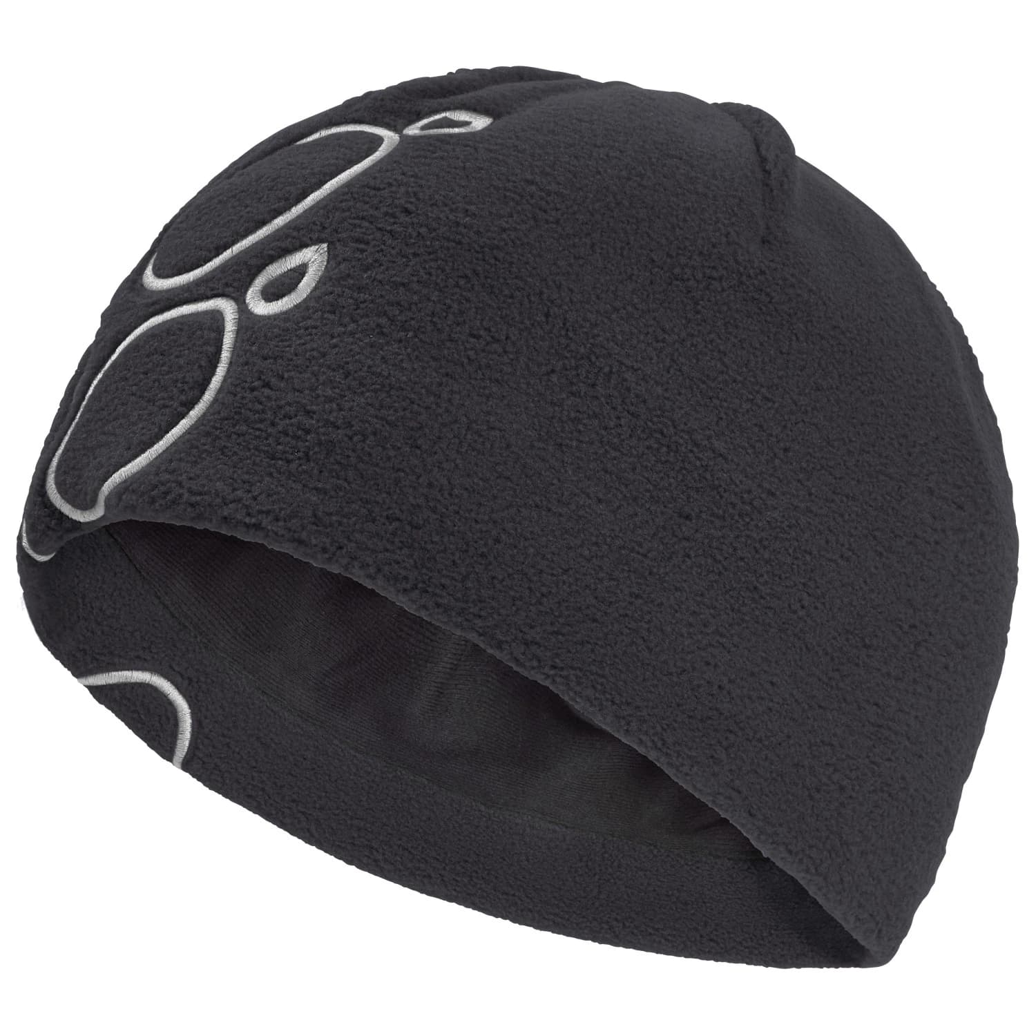 Детска зимна шапка (beanie) Jack wolfskin Kid's Vertigo Paw Beanie - Black