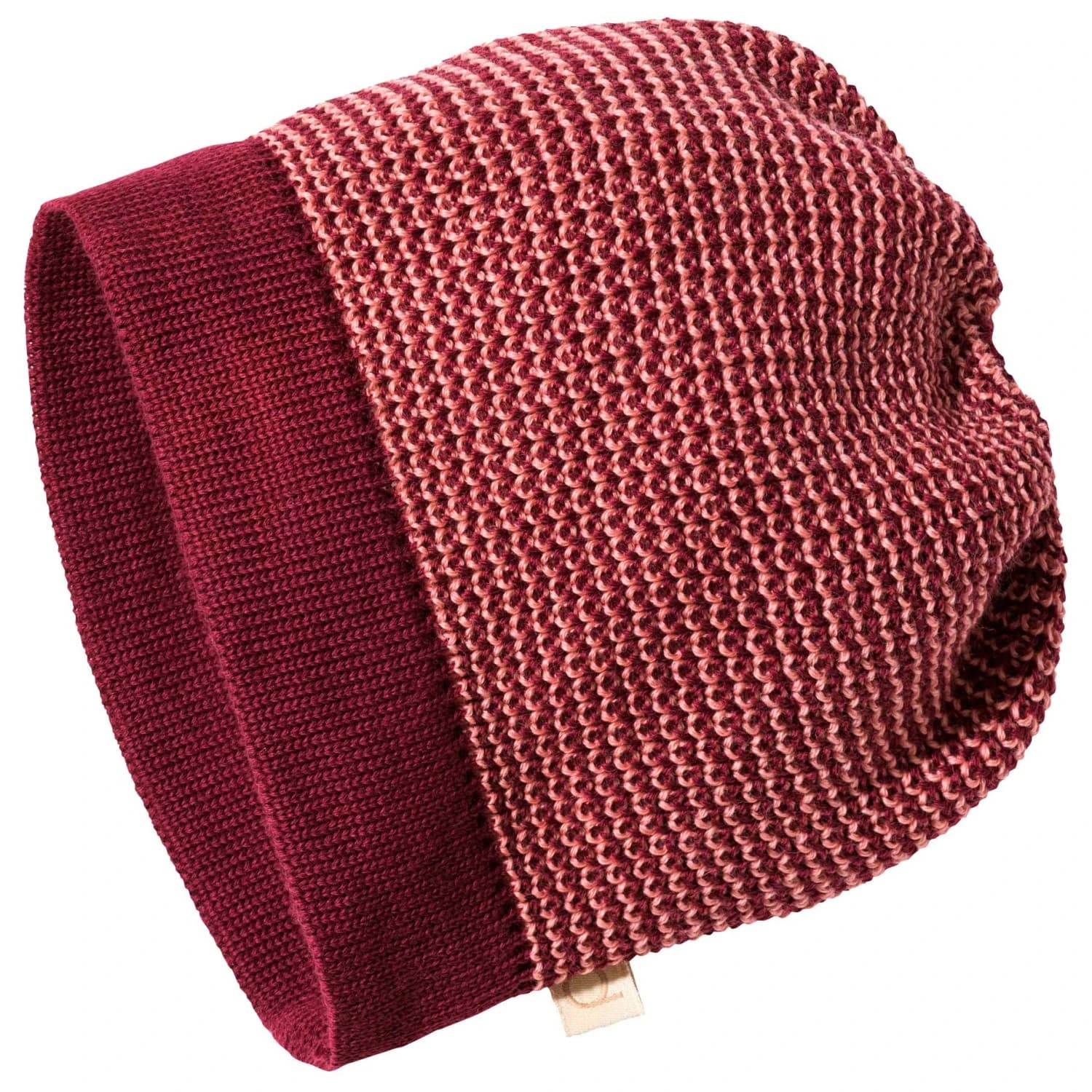Зимна шапка (beanie) Disana Beanie - Cassis / Softpink