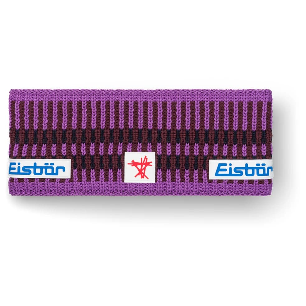 Лента за глава Eisbär Iska Stirnband Ski Austria Headband - Frozen Twilight / Night Red / Nacht