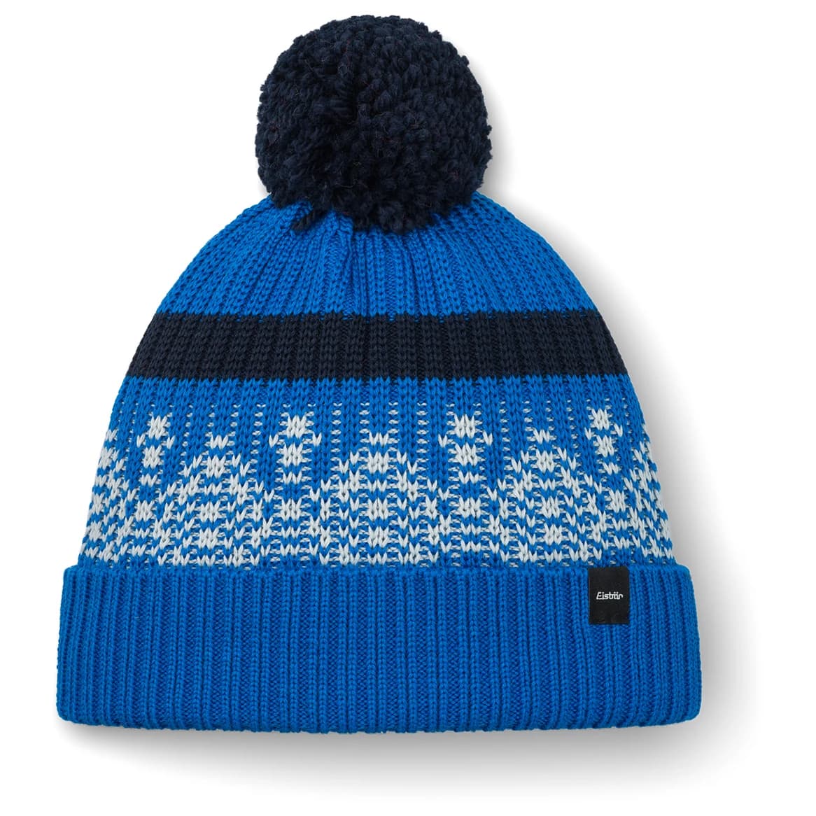 Зимна шапка (beanie) Eisbär Norrak Pompon Mütze Beanie - Horizon Blue / Fjord / Nacht