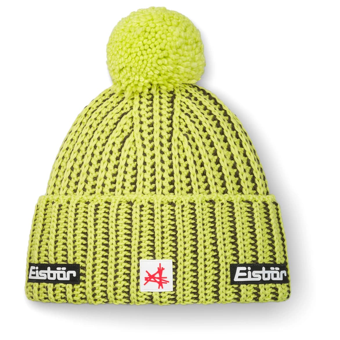 Зимна шапка (beanie) Eisbär Ronda Pompon Mütze Ski Austria Beanie - Winter Lemon / Outdoor Green