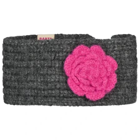Детска лента за глава Barts Kid's Roselinde Headband - Charcoal