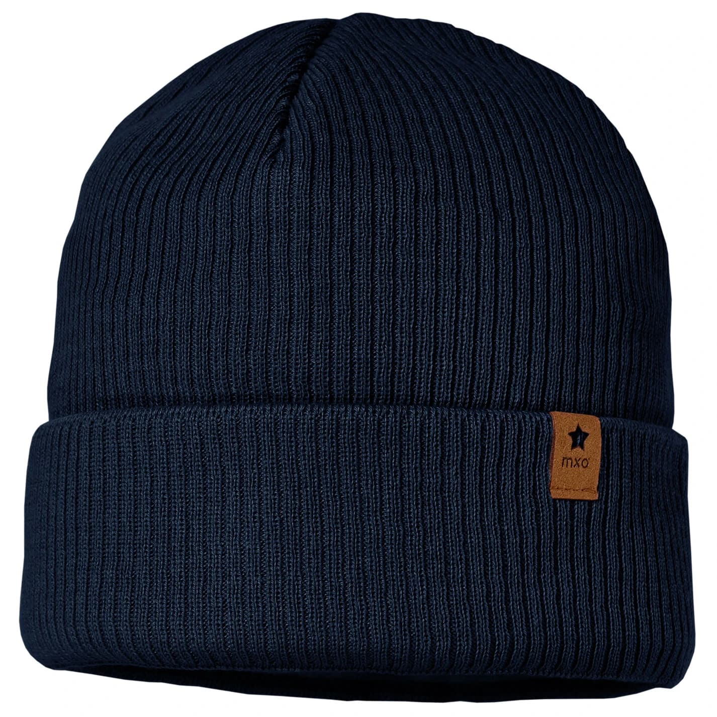 Детска зимна шапка (beanie) maximo Kid's Rippen Mütze m. Umschlag Beanie - Dark Navy