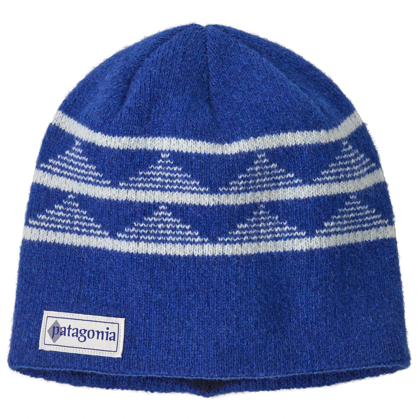 Зимна шапка (beanie) Patagonia Cinder Beanie - Hut Tripper Stripe: Cobalt Blue
