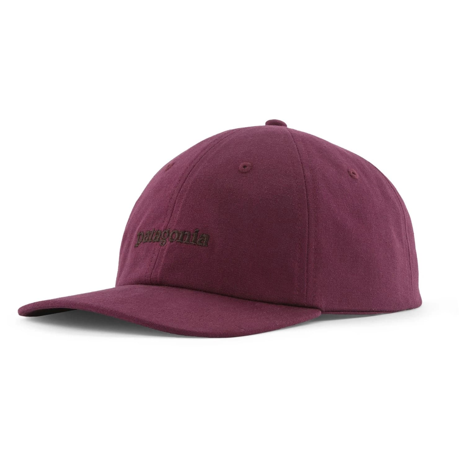Шапка с козирка Patagonia Graphic Trad Cap - Text Logo: Berry Fig