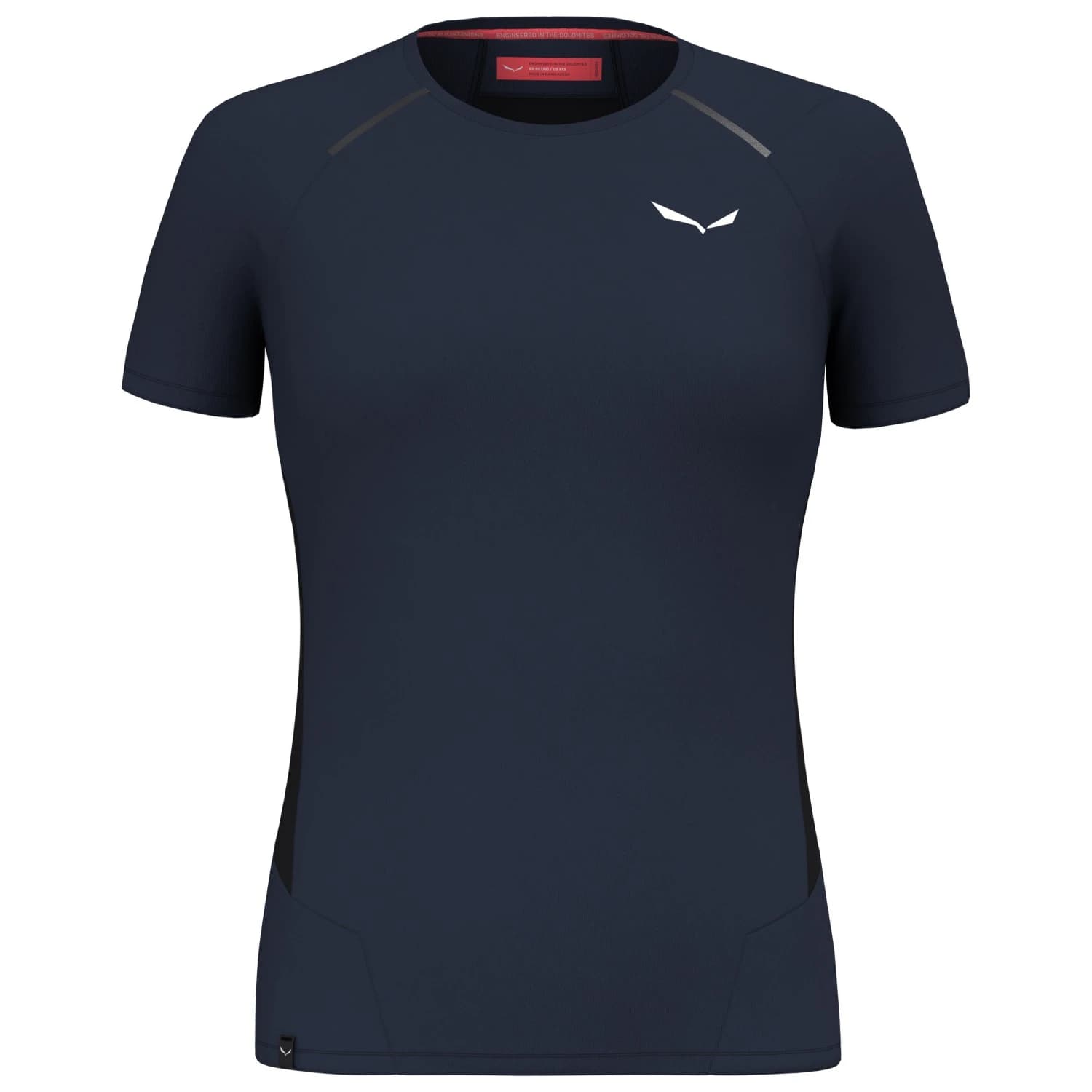 Дамска тениска Salewa Women's Pedroc Dry Hybrid T-Shirt Sport shirt - Navy Blazer