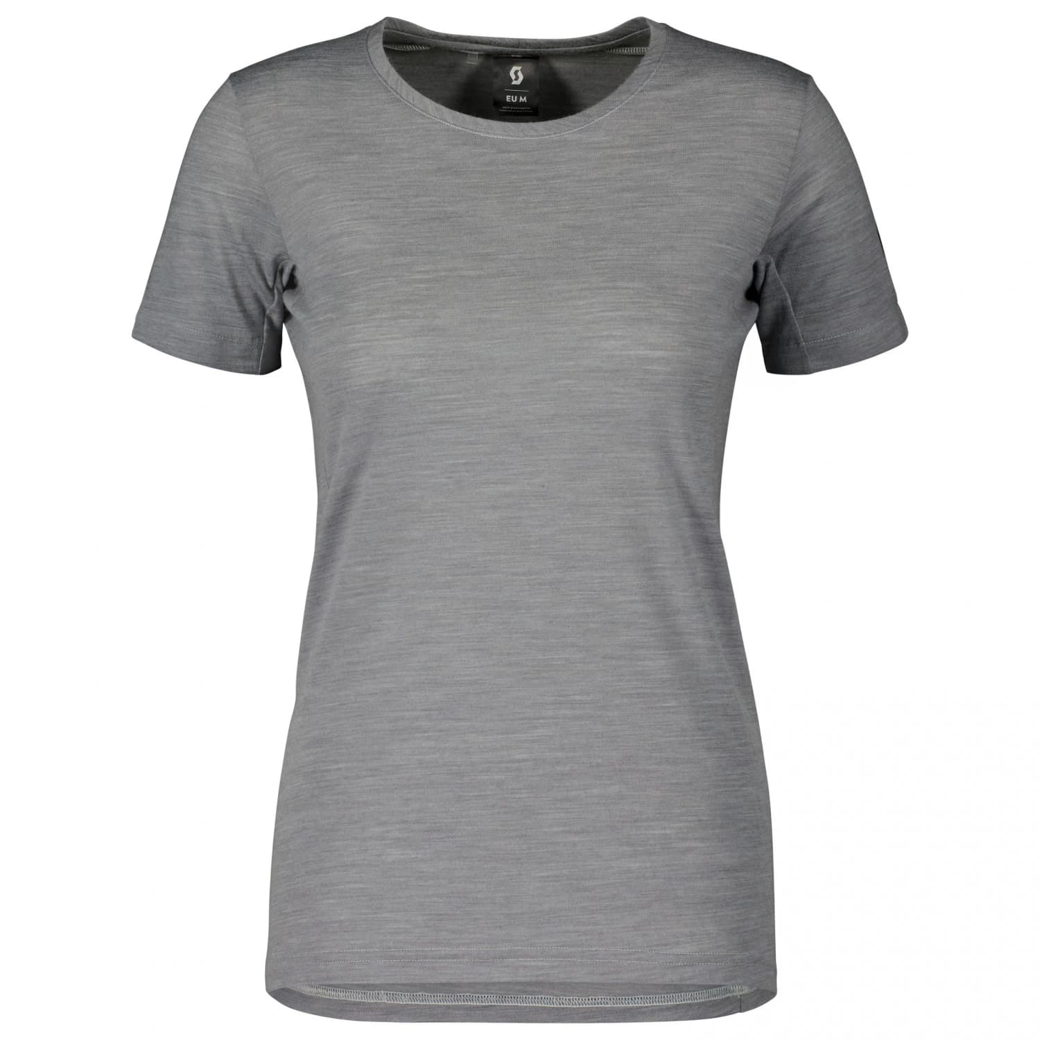 Дамска мериносова блуза Scott Women's Commuter Merino Tee Merino shirt - Grey Melange