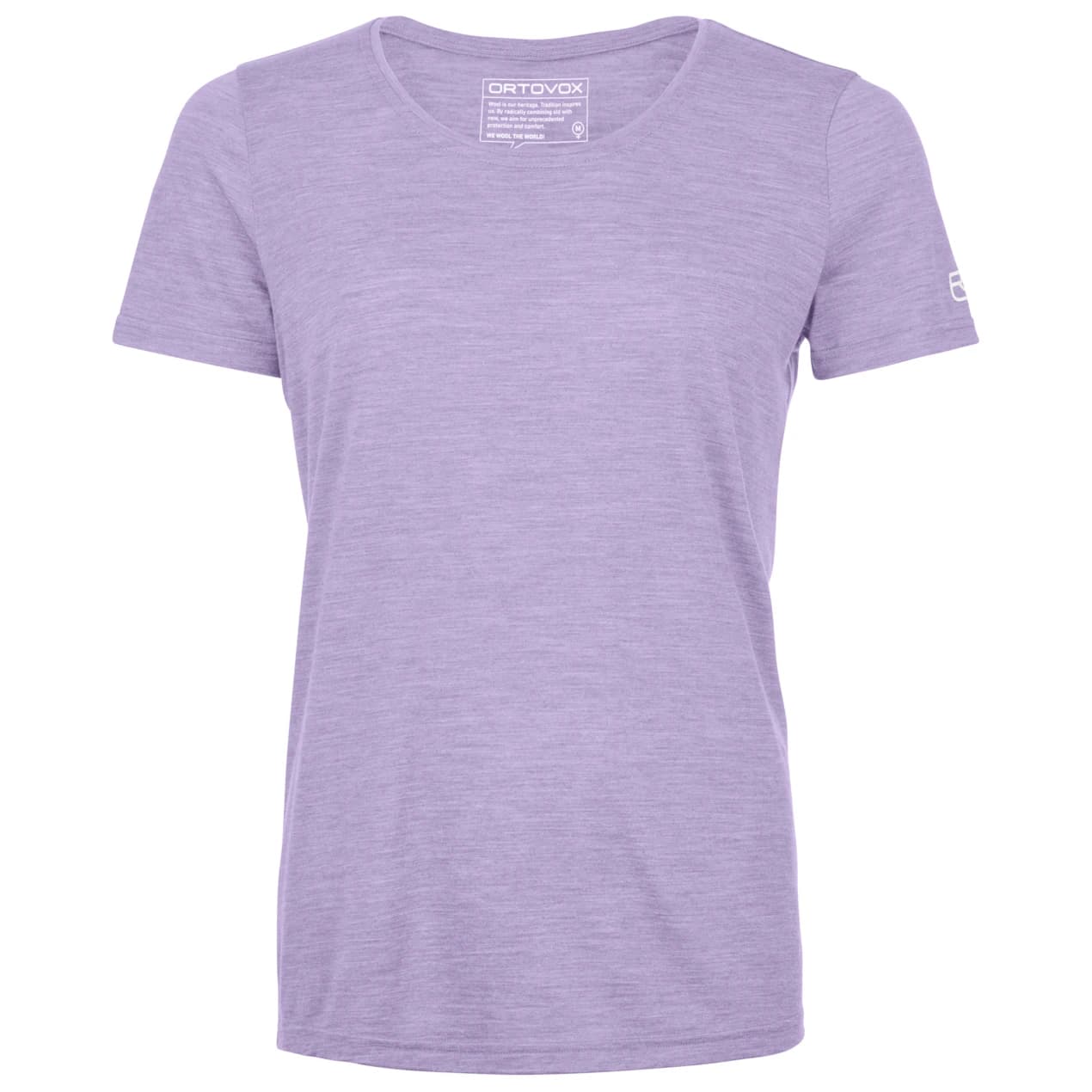 Дамска мериносова блуза Ortovox Women's 120 Cool Tec Clean T-Shirt Merino shirt - Lush Lavender Blend