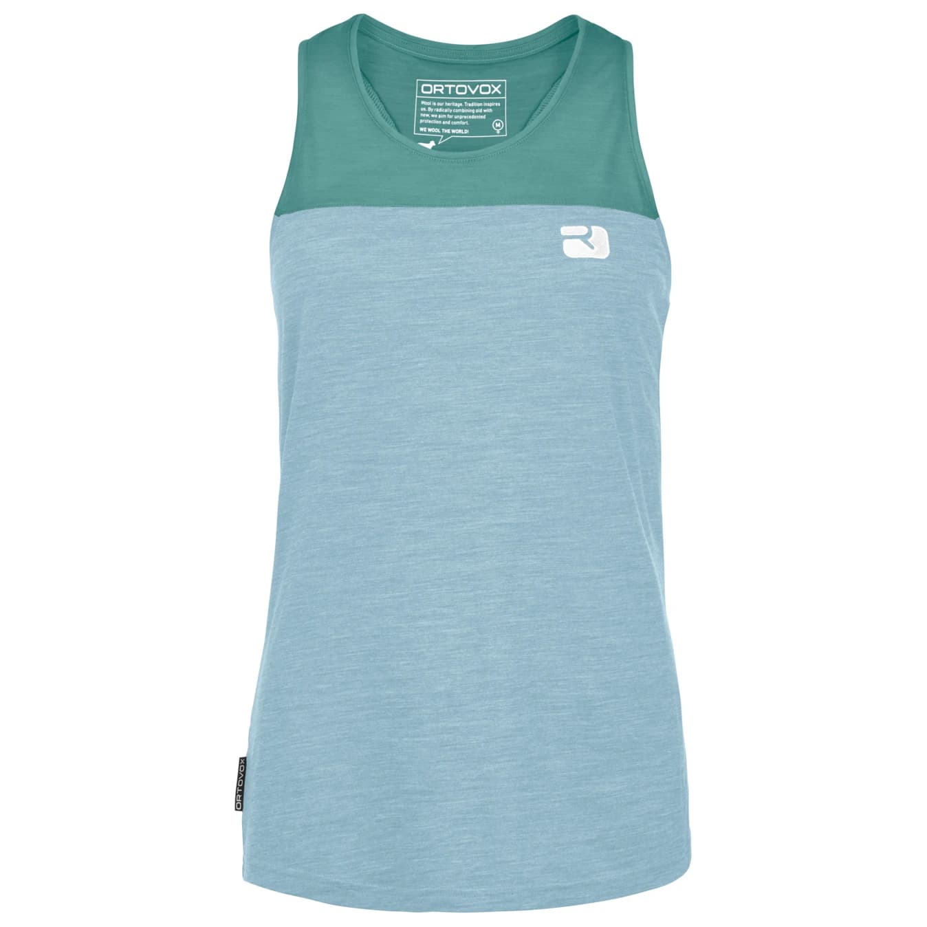 Дамски потник с широка презрамка Ortovox Women's 150 Cool Logo Top Tank top - Arctic Grey