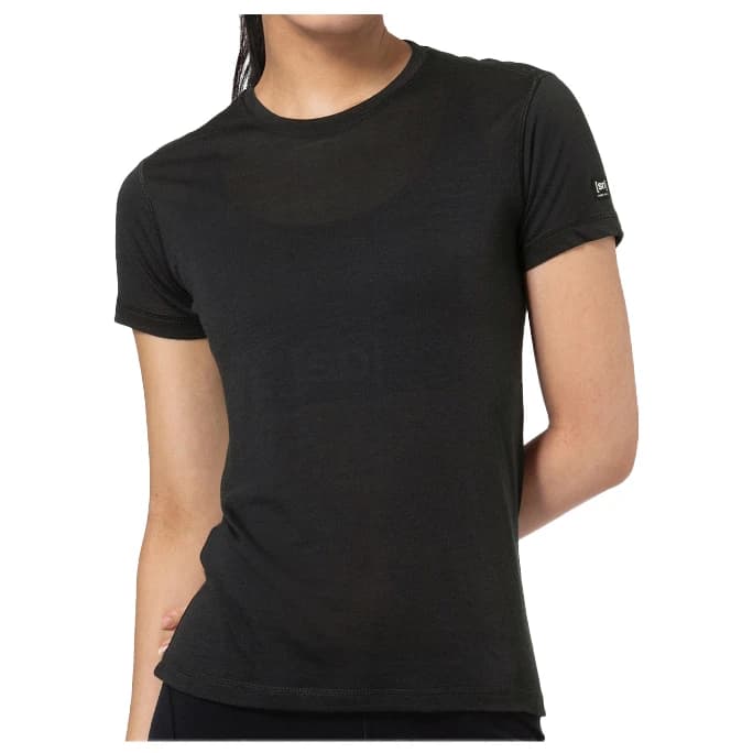 Дамска мериносова блуза super.natural Women's Sierra 140 Tee Merino shirt - Jet Black