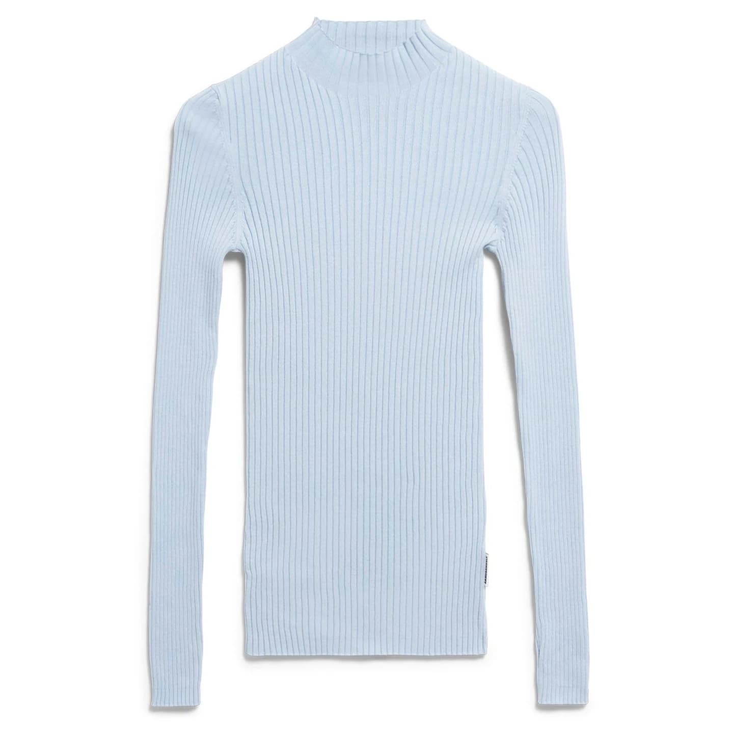 Дамска блуза с дълъг ръкав ARMEDANGELS Women's Alaania Longsleeve - Mistblue