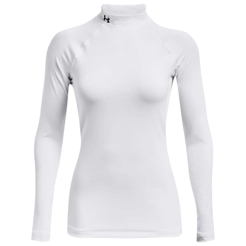 Дамска спортна тениска Under armour Women's CG Authentics Mockneck Sport shirt - White