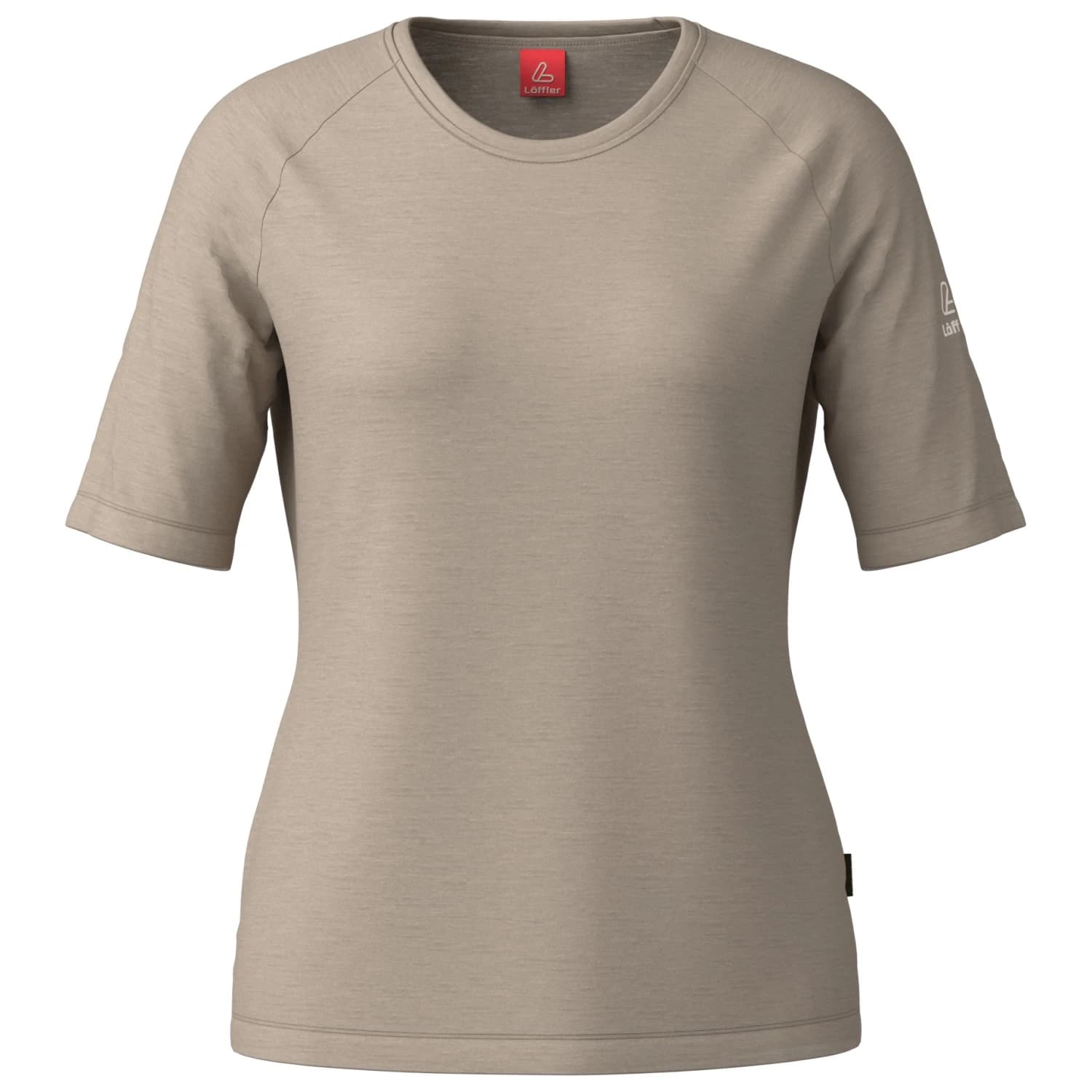 Дамска мериносова блуза Löffler Women's Shirt Merino-Tencel Comfort Fit Merino shirt - Sahara