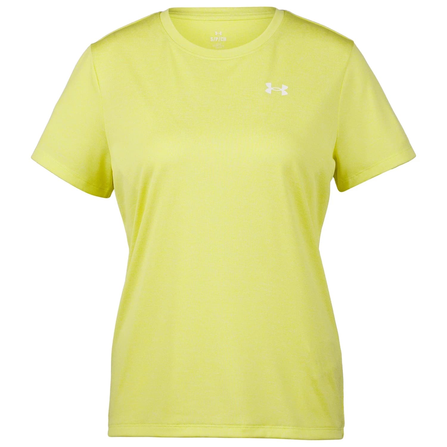 Дамска спортна тениска Under Armour Women's Tech SSC Twist Sport shirt - Yellow
