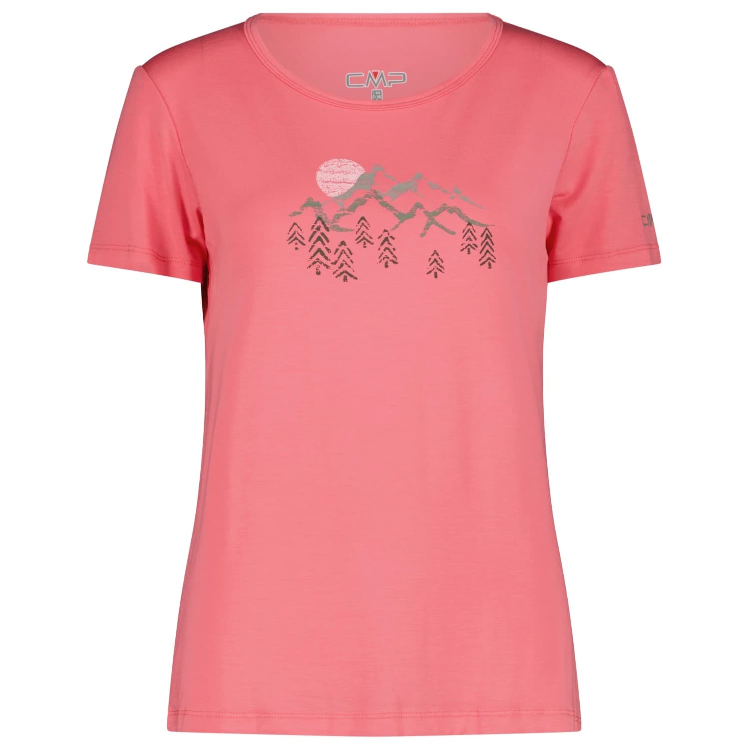 Дамска спортна тениска CMP Women's Bomboo T-Shirt T-shirt - Coral