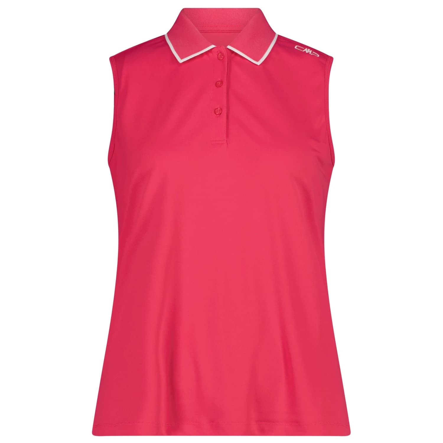 Дамска поло тениска CMP Women's Polo Sleeveless Polo shirt - Magenta