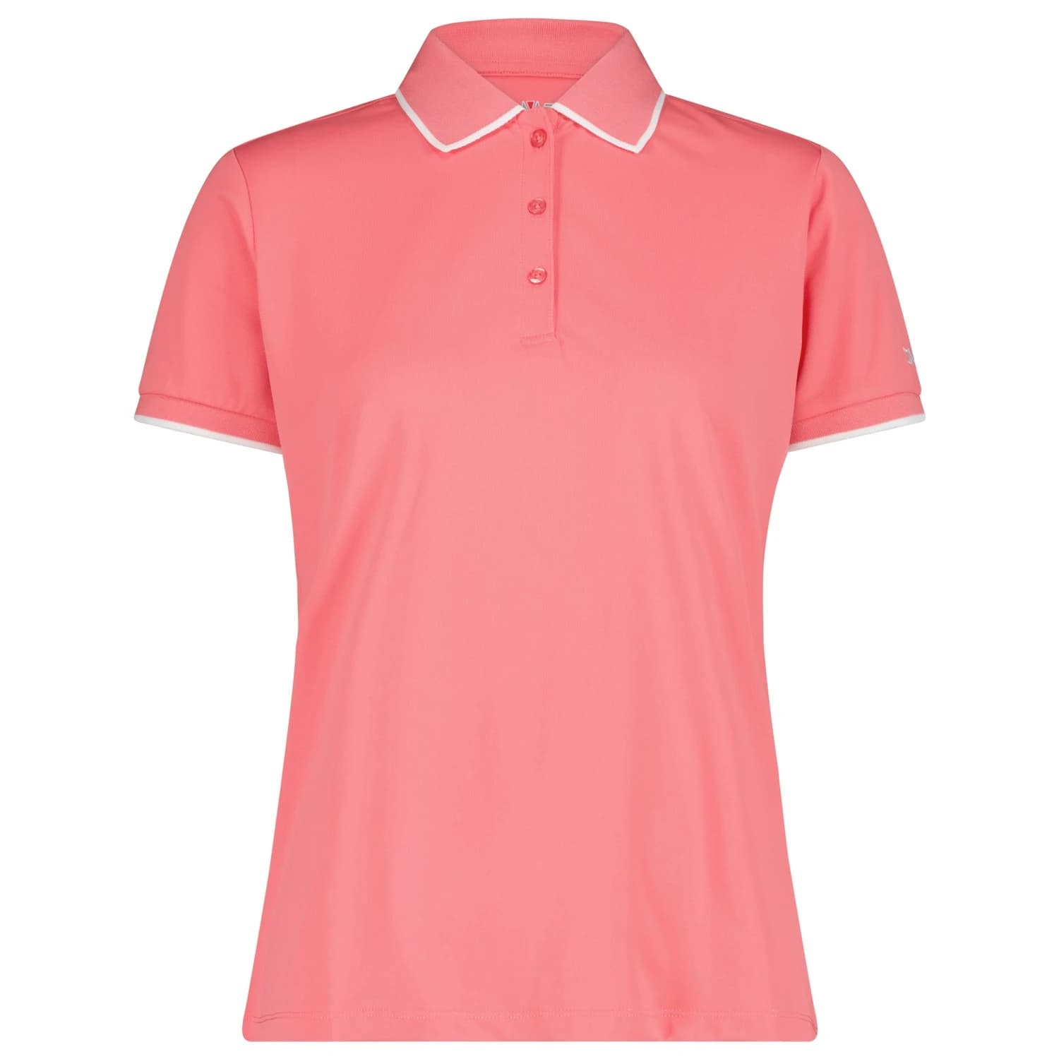 Дамска поло тениска CMP Women's Polo Stretch Piquet Polo shirt - Coral