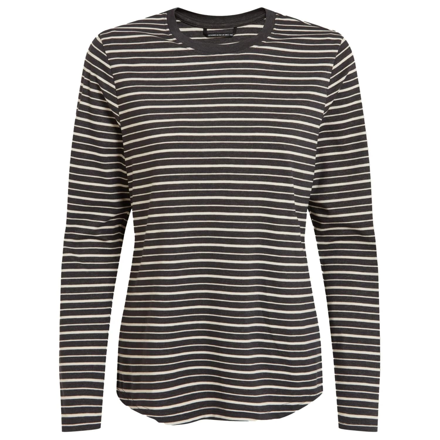 Дамска блуза с дълъг ръкав Craghoppers Women's Nosilife Akona Longsleeve Longsleeve - Charcoal Stripe