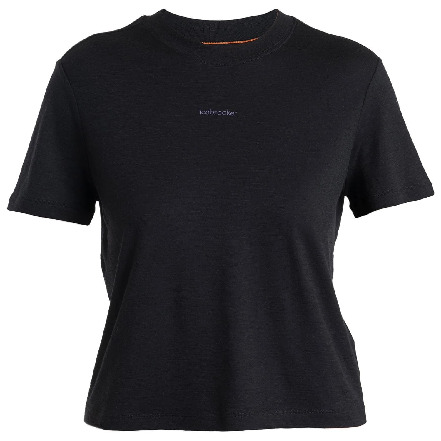 Дамска мериносова блуза Icebreaker Women's Merino 150 Tech Lite III S/S Crop Tee Merino shirt - Black