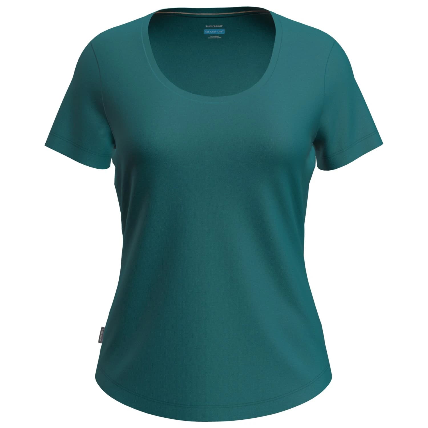 Дамска мериносова блуза Icebreaker Women's Merino Cool-Lite Sphere III S/S Scoop Merino shirt - Tidal Teal