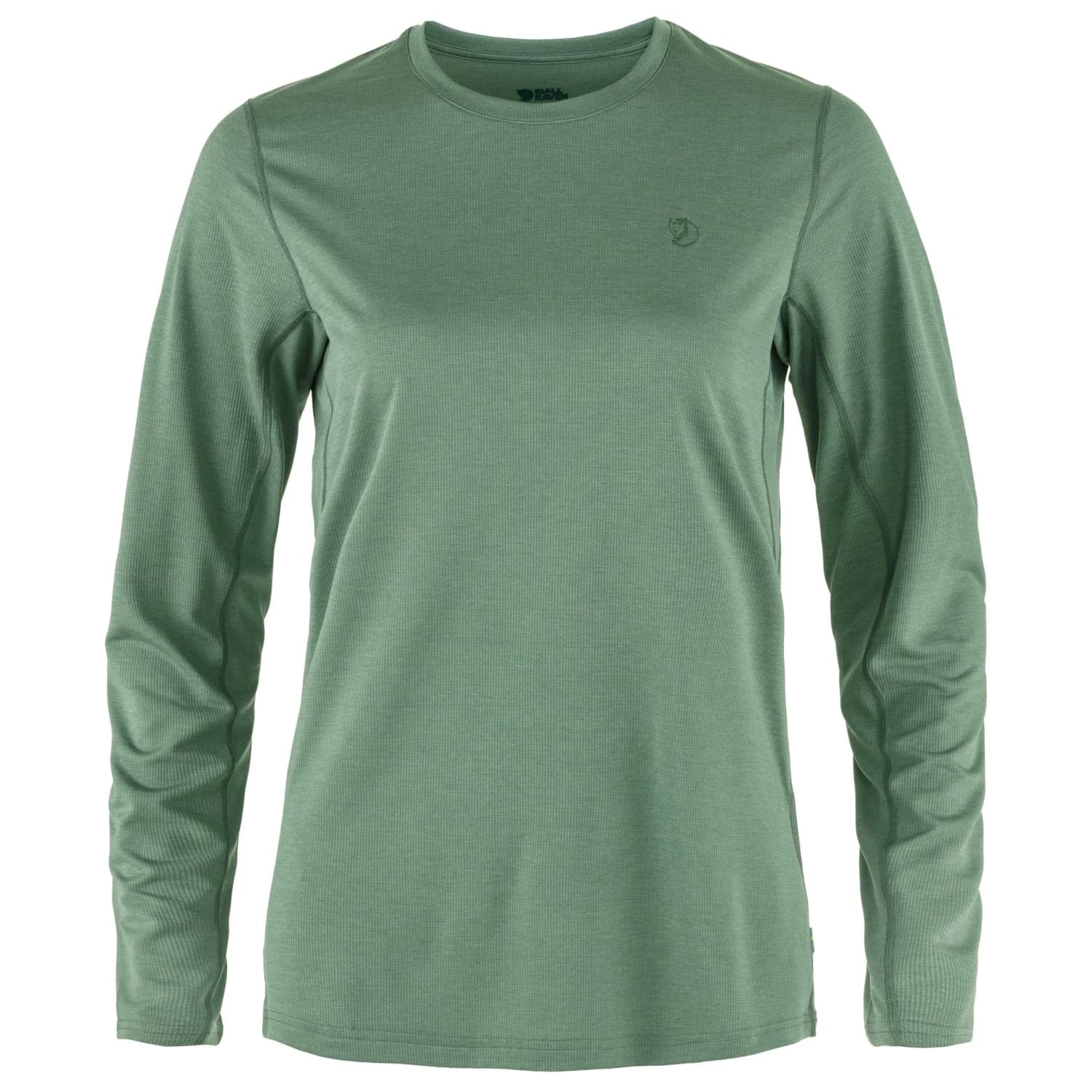 Дамска спортна тениска Fjällräven Women's Abisko Day Hike L/S Sport shirt - Patina Green