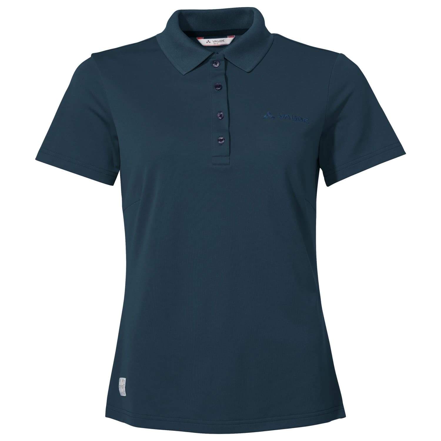 Дамска поло тениска Vaude Women's Essential Polo Shirt - Dark Sea