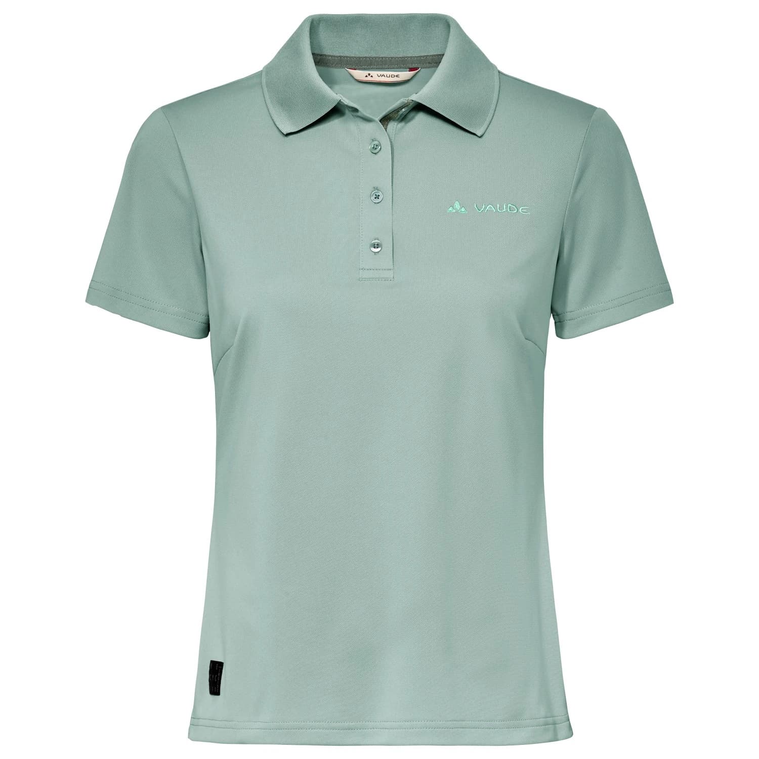 Дамска поло тениска Vaude Women's Essential Polo Shirt - Dusty Fern