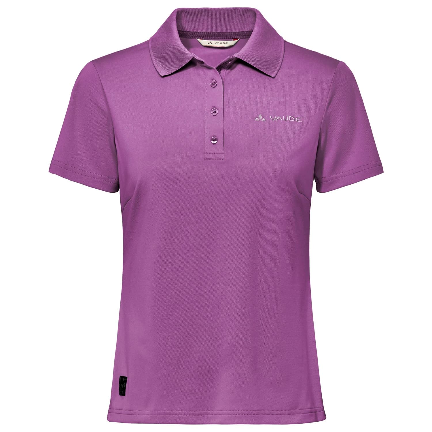 Дамска поло тениска Vaude Women's Essential Polo Shirt - Magenta