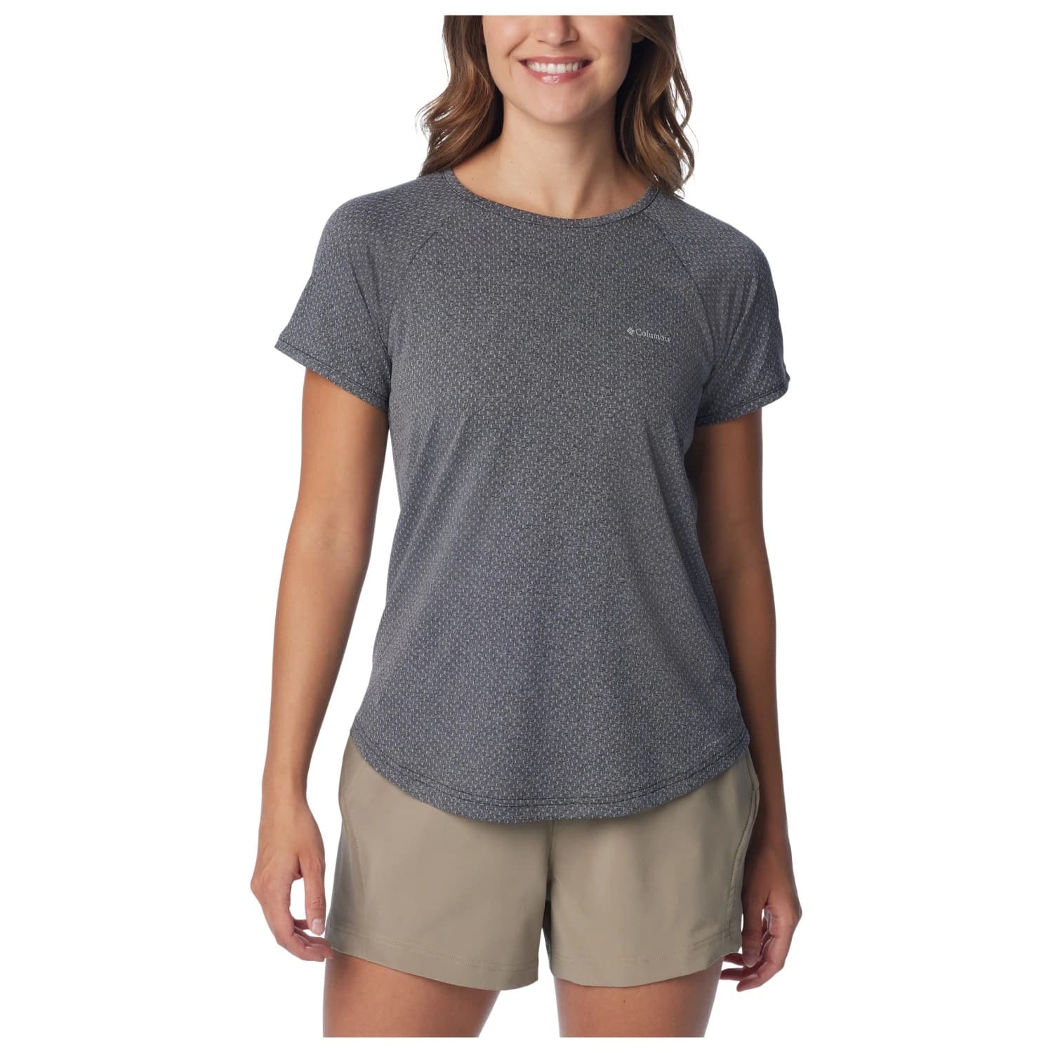Дамска спортна тениска Columbia Women's Bogata Bay S/S Tee Sport shirt - Black