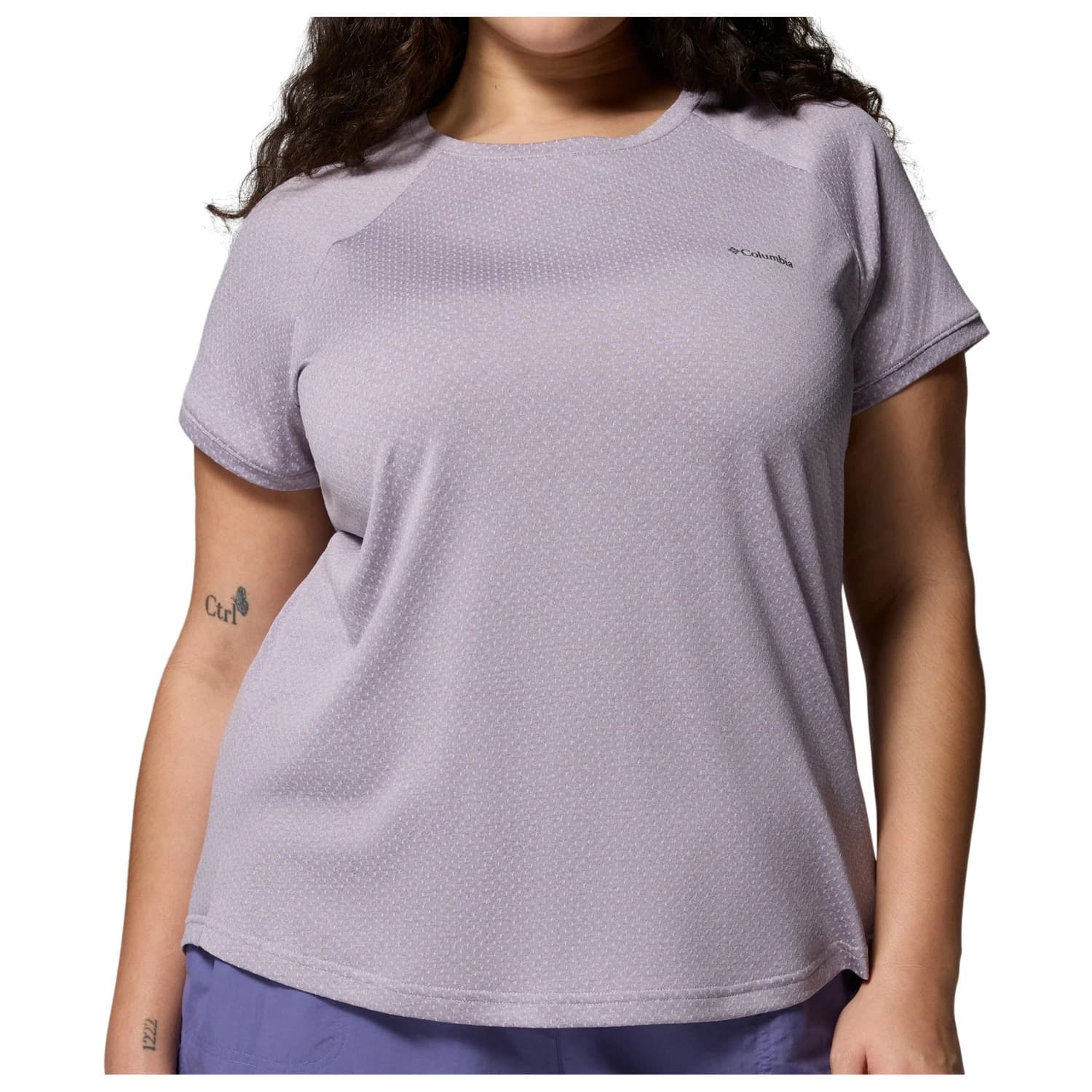 Дамска спортна тениска Columbia Women's Bogata Bay S/S Tee Sport shirt - Lavender Pearl