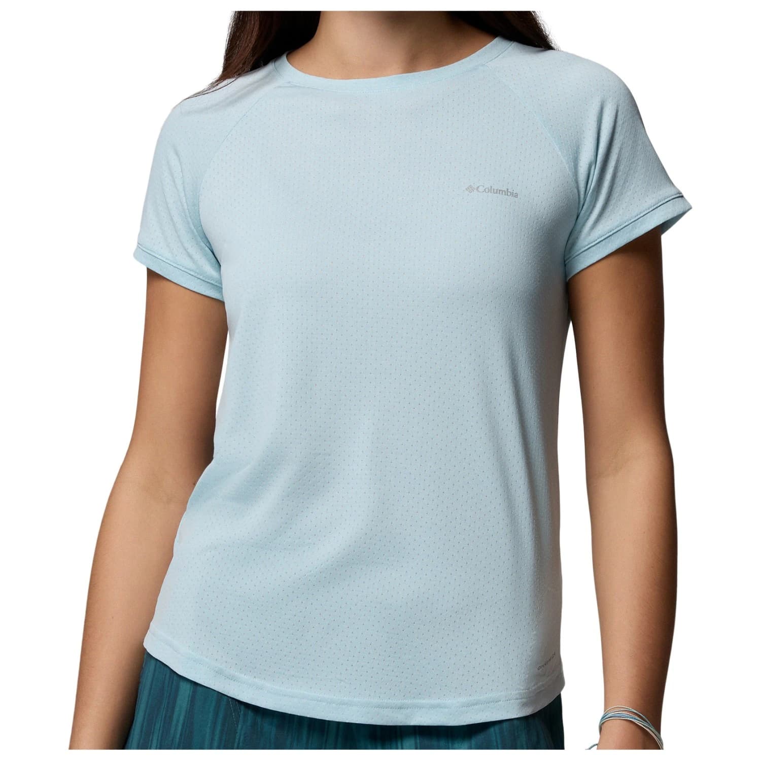 Дамска спортна тениска Columbia Women's Bogata Bay S/S Tee Sport shirt - Marine Light